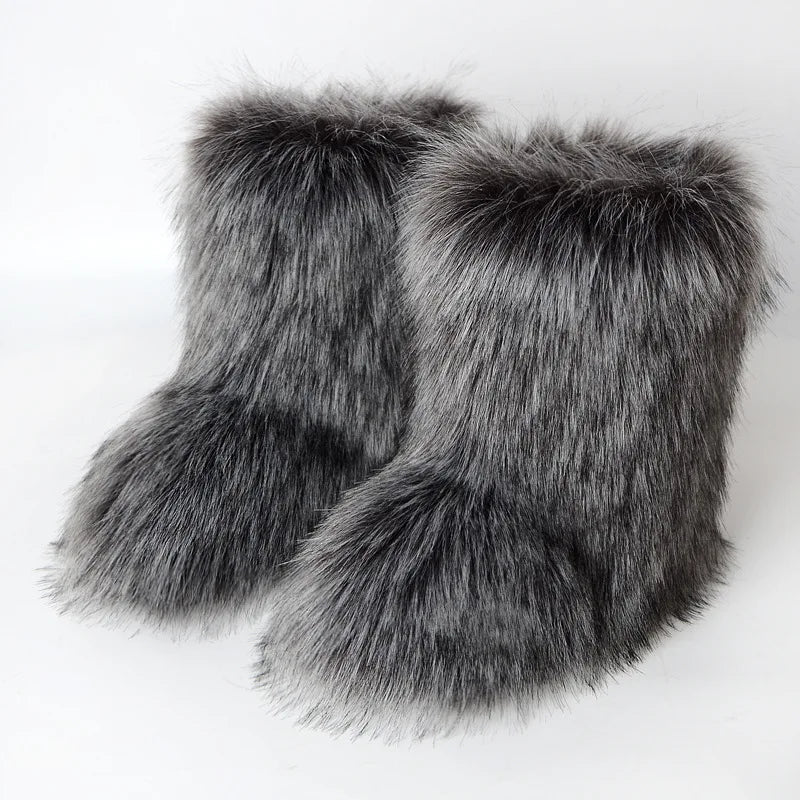 Women's Faux Fur Boots