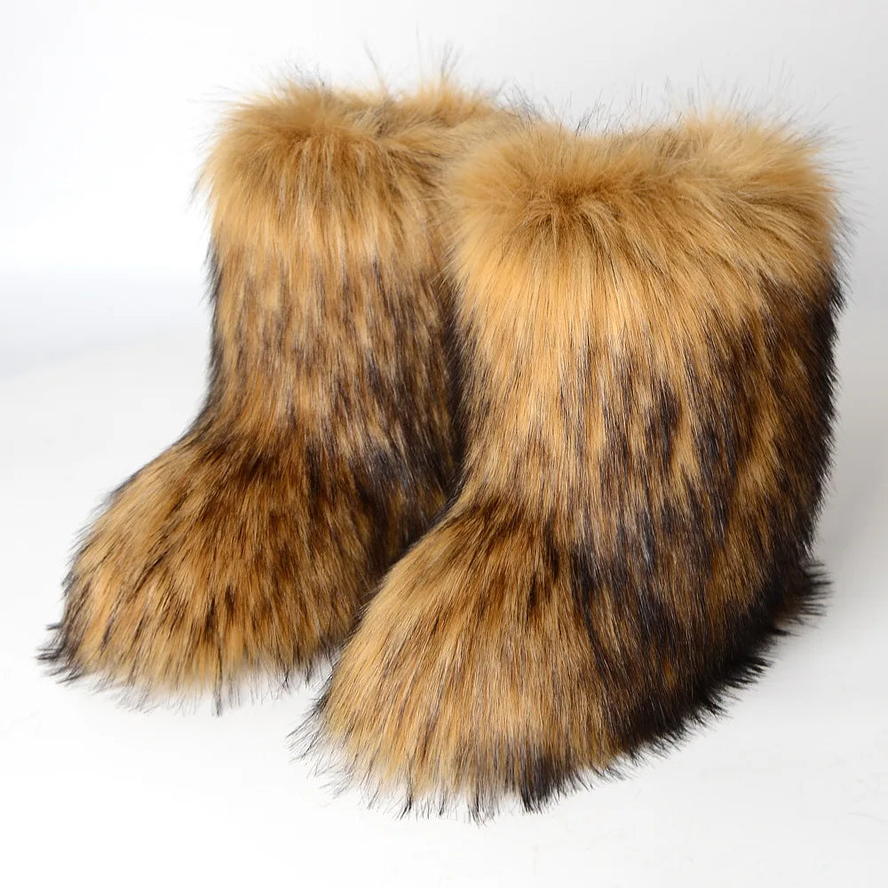 Women's Faux Fur Boots