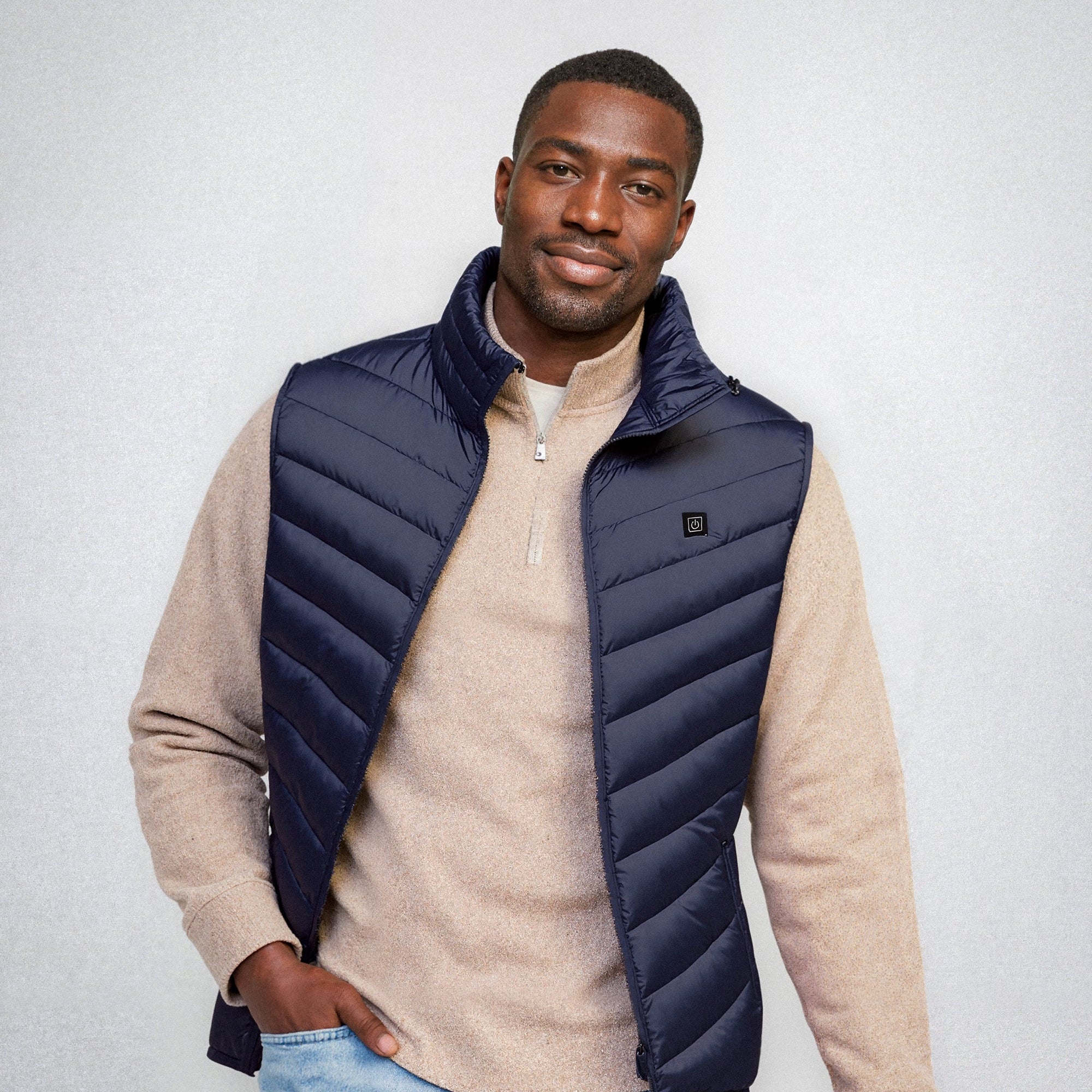 Gilet chauffant pour homme